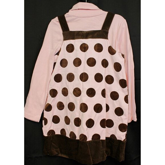 2008 Gymboree Sweeter Than Chocolate 5 Pc Outfit sz 7 NWT Dress Tights Pink Hair - Picture 2 of 16